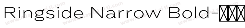 Ringside Narrow Bold字体转换